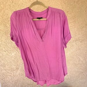 J. Crew Women's Blouse in Vibrant Pink